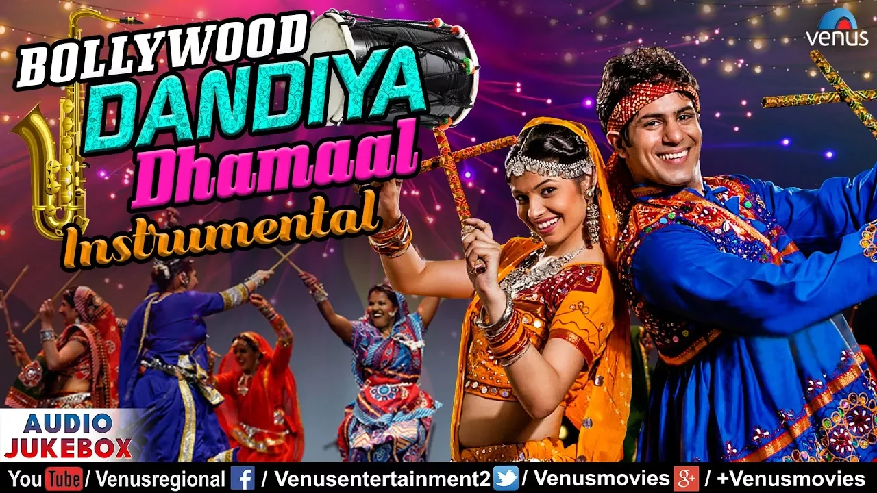 Bollywood Dandiya Dhamaal - Instrumental | Non Stop Disco Dandiya Songs | Bollywood Garba Songs 2017
