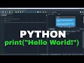 Writing Hello World Program with Python