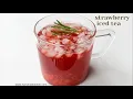 Download Lagu Strawberry Iced Tea Recipe 🍓✨  How to make Instant Iced Tea at Home