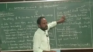 XI STD - COMPUTER SCIENCE