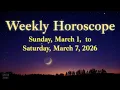 Weekly Horoscope March 1 to March 7 2026 All 12 Zodiac Signs