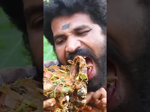 Full GOAT Head COOKING EATING village style cooking