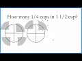 How many cups are in 1 cups