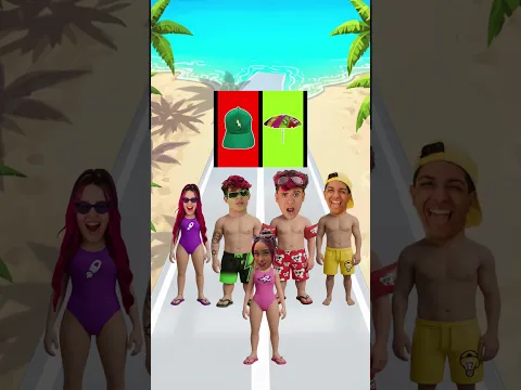 Grupo dos rosa na praia 🏝️ #shorts