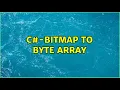 C -Bitmap to Byte array