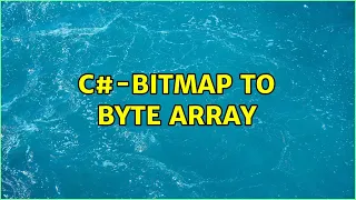 C -Bitmap to Byte array