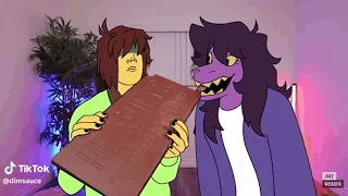 Random Deltarune Rotoscope gifs but with Deltarune sfx