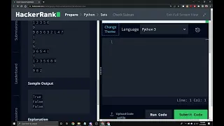 HackerRank Python Problem Check Subset Competitive Programing With Python Codolearn