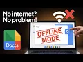How To Use Google Docs Offline Mode Fast and Easy No Internet or WiFi Google Docs Tutorial