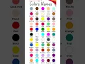 list of colours name all colour name in english all types of colours name