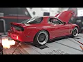 2JZ Swapped Mazda RX-7 feat 2-Step Launch Control by VA MA Dyno Pulls Accelerations Burnout