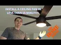 How to Install a Ceiling Fan from Home Depot