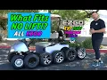 Non-Lifted EZGO Golf Cart Wheels and Tires What Fits Stock NO LIFT