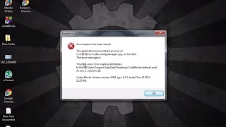 Code blocks tinyxml error reading attributes