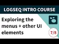 Logseq beginner s course - Exploring Logseq menus and other user interface elements