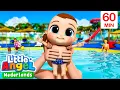 Download Lagu Spetter de spetter, lekker zwemmen! | Kinderliedjes met Baby John | Little Angel Nederlands