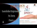 Advance-Java Pass Lambda Expression as a parameter
