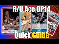 Quick OP14 Ace Guide One Piece Card Game