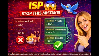 Interface Segregation Principle Explained Stop Writing Bad Interfaces