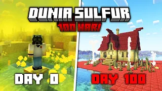 100 Hari Minecraft tapi DUNIA BERACUN SULFUR CAVE... 💀💀💀
