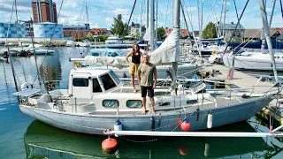 This is our new boat!  Boat Tour- Van de Stadt, Harmony 31 1969 – Ep. 313 RAN Sailing
