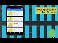 Note Application using Sqlite database part 3 android studio android tutorials 2022