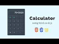 ASMR Programming - Calculator Using HTML CSS JS No Talking