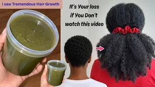 My Hair Grew So Much I Was Shocked.  No Hair Can Resist This .Every One Should Try It.