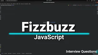 Fizzbuzz Interview Question in JavaScript