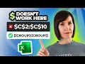 Lock Structured References in Excel Tables No More Formula Errors