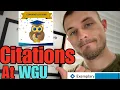 Are Citations Required At WGU Save Time