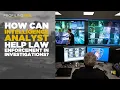 What can an intelligence analyst do to help law enforcement in an investigation I Profiling Evil