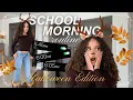 5 45 AM SCHOOL MORNING ROUTINE but it s HALLOWEEN