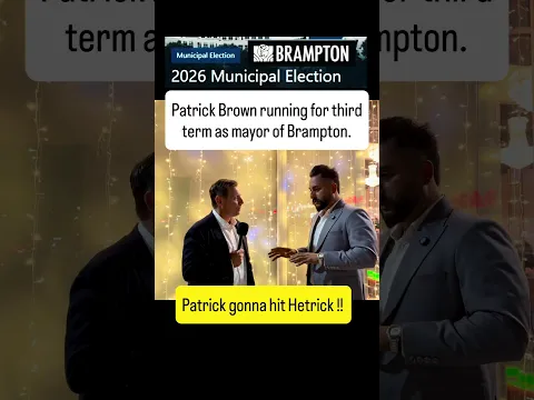 ਪੈਟ੍ਰਿਕ ਬ੍ਰਾਊਨ ਨਾਲ ਖ਼ਾਸ ਗੱਲਬਾਤ 🎙️ | Brampton Election 2026 #Shorts