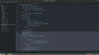 Hackerrank Medium level Question Encryption