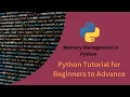 Memory Management in Python