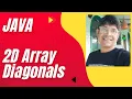 2D array diagonals array 2d array 2D-ARRAY Diagonal elements