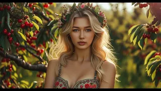 Моя хата у вишневім садочку Українська народна пісня Ukrainian Folk 