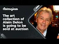 The art collection of Alain Delon is going to be sold at auction