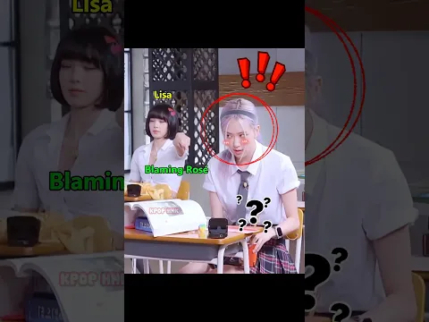 Jenlisa snuck a snack in class but blamed Rosé!!🤣🤣 #rose #lisa #jennie