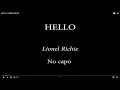Download Lagu HELLO -  LIONEL RICHIE