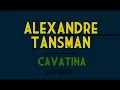 Alexandre Tansman - Cavatina for Guitar (1951) [Score-Video]