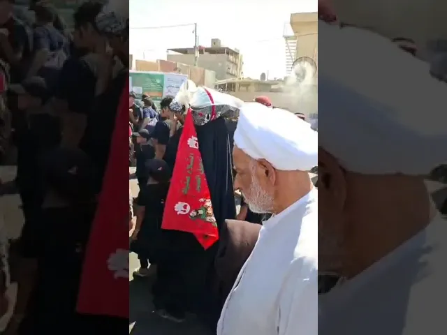 ⁣وصول العلامة الشيخ محسن المعلم حفظه الله إلى كربلاء المقدسة أربعين الإمام الحسين عليه السلام ١٤٤٦هـ