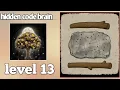 hidden code brain puzzle game level 13 gameplay