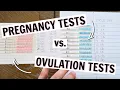 PREGNANCY TEST LINE PROGRESSION VS OVULATION TEST LINE PROGRESSION TTC