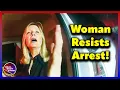 Drunk Entitled Lady Crashes Into A House Resists Arrest Denies Wrongdoing
