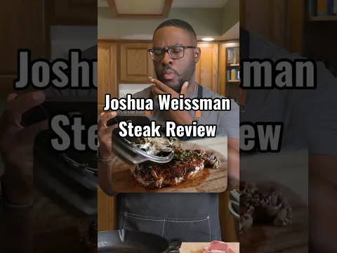 Joshua Weissman’s Steak beat Guga’s steak?!  #food #cooking #shorts