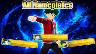 Nameplate Collector Deku Edition My Hero Ultra Rumble