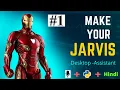 Iron Man Jarvis AI Desktop Voice Assistant Guided Project in Python TechVineChannel