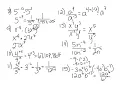 Exponents A worksheet